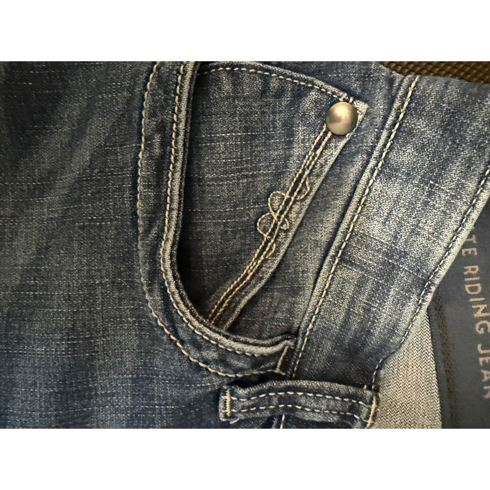 Wrangler Willow Ultimate Riding Jeans Western Bootcut Ultra Low Rise 11x34 - Picture 5 of 6